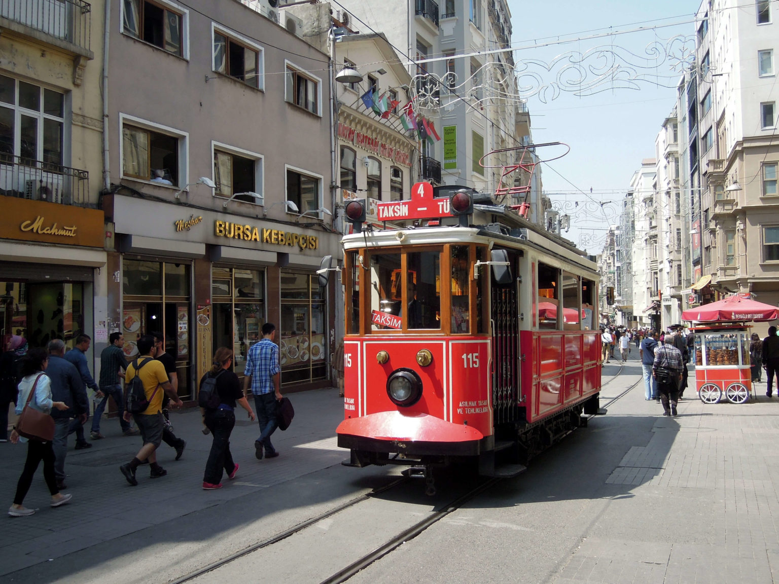 nostalgic tram istanbul